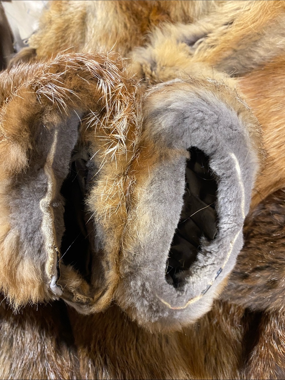 Adolfo Genuine Rabbit Fur Jacket  /  FLAWED - Picture 5 of 6